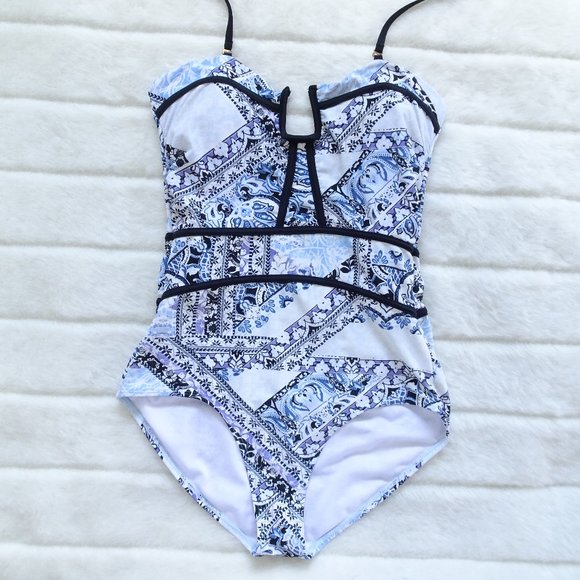 Adore Me Other - Adore Me  Black & Blue One Piece Swimsuit Medium
